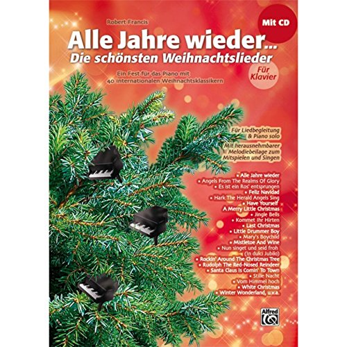 Alle Jahre Wieder-Weihnachtslieder Piano