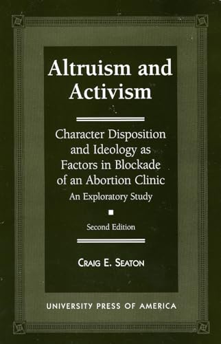 Altruism and Activism