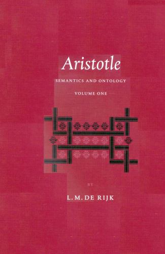 Aristotle: Semantics and Ontology