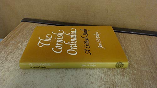 The Cornish Ordinalia