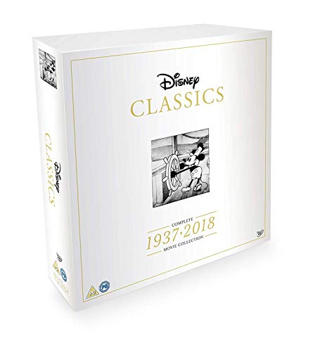 Disney Classics Complete 55 Disk Movie Box Set 1937-2018 [DVD]