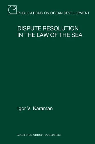 Dispute Resolution in the Law of the Sea