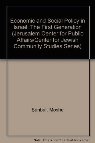 Economic and Social Policy in Israel