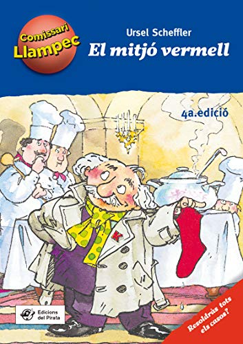 El mitjó vermell: Llibre de detectius per a nens de 8 anys amb casos per resoldre anant davant del mirall! Llibre per nens en català: 1 (Comissari Llampec)