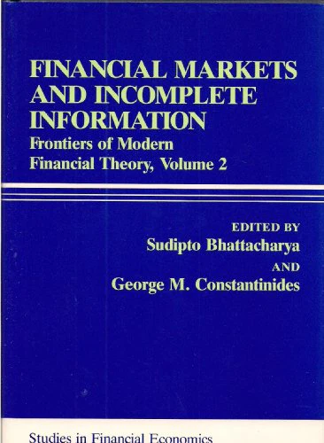 Financial Markets and Incomplete Information