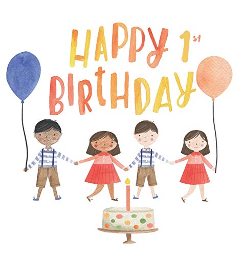 First birthday guest book (Hardcover)