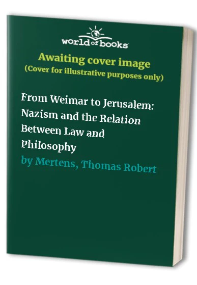 From Weimar to Jerusalem