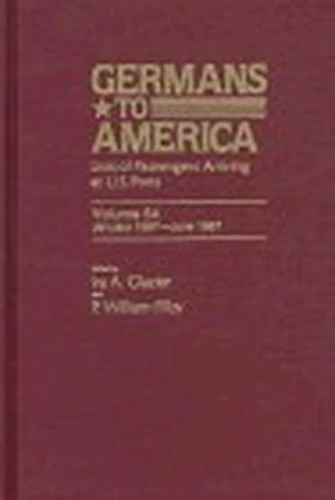 Germans to America, Jan. 3, 1887-June 30, 1887