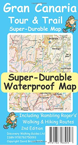 Gran Canaria Super-Durable Tour & Trail Map