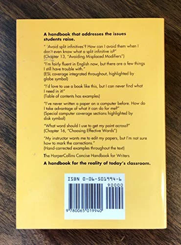 The Harpercollins Concise Handbook for Writers