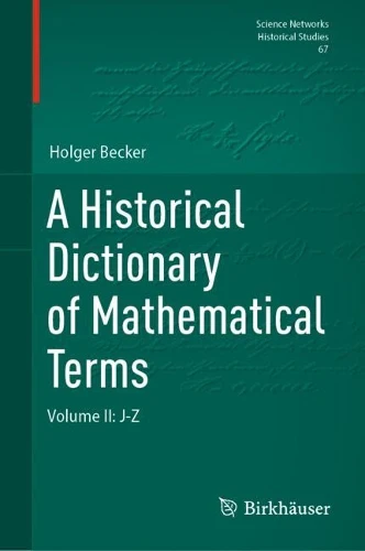A Historical Dictionary of Mathematical Terms