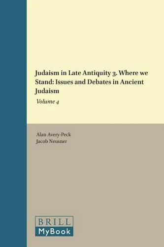 Judaism in Late Antiquity 3. Where we Stand: Issues and Debates in Ancient Judaism