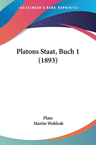Platons Staat, Buch 1 (1893)