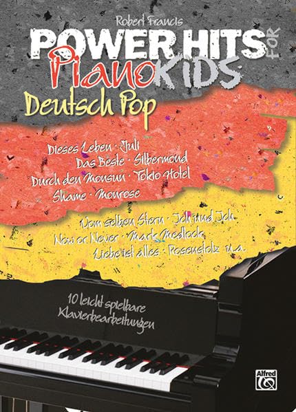 Power Hits For Piano 'Deutsch Pop'