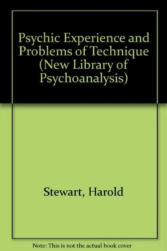 Psychic Experience and Problems of Technique