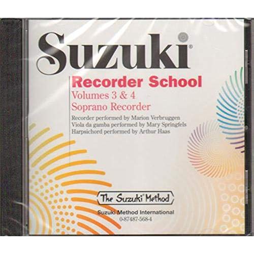 Suzuki Recorder School Soprano Rec. CD, Vol. 3 & 4