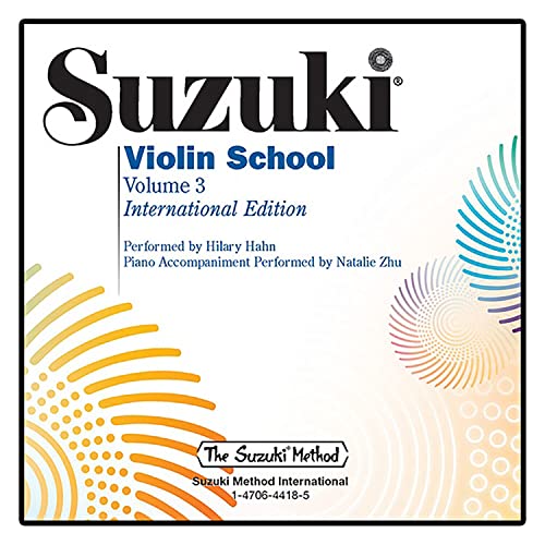 Suzuki Violin School 3 Hahn CD