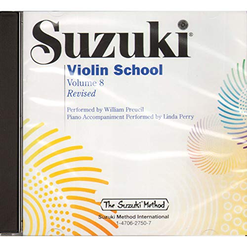 Suzuki Violin School Volume 8 Rev Cd