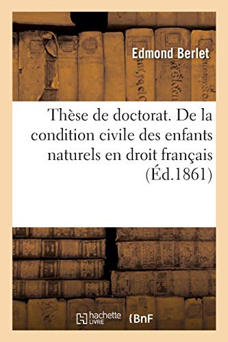 Thèse Pour Le Doctorat. de la Puissance Du Chef de Famille En Droit Romain